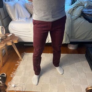 Burgundy GAP Slim Jeans